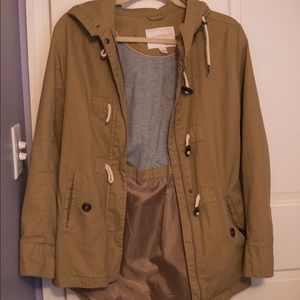 Celebrity Pink: Tan Hooded Jacket